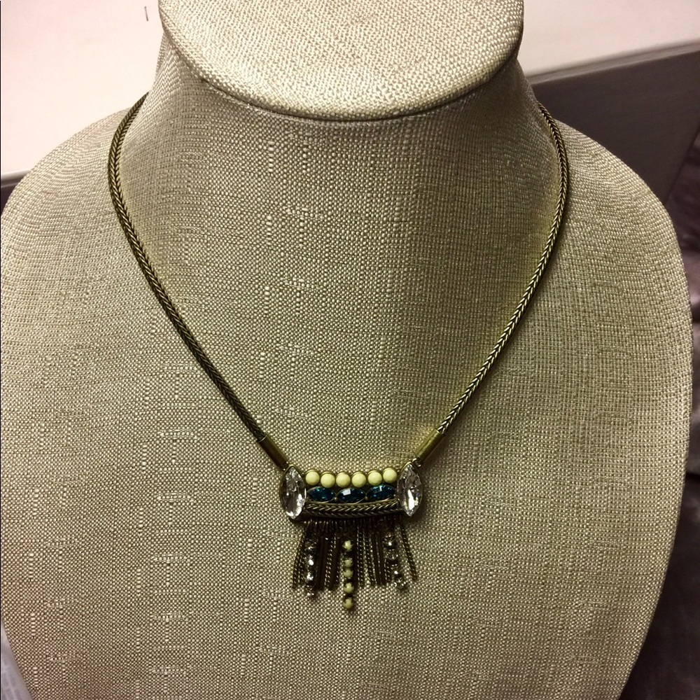 Silpada Neon Fringe Swarovski Crystal Necklace - Picture 4 of 5